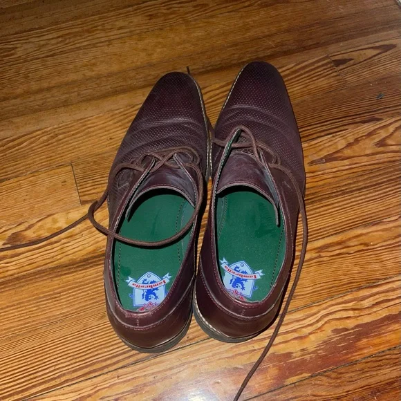 Lambretra US 10.5 Brown Oxford Shoe - Picture 2 of 5
